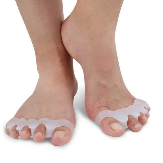 Orthopedic Toe Corrector | Adjustable Toe Separator | Soft Gel Sleeve | Pain Relief