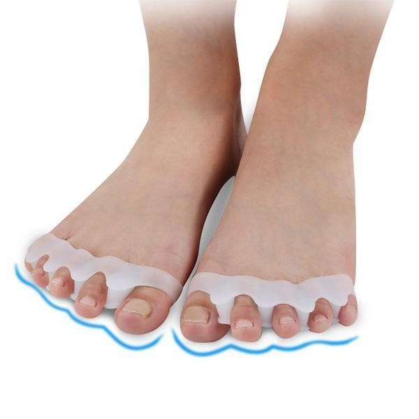 Orthopedic Toe Corrector | Adjustable Toe Separator | Soft Gel Sleeve | Pain Relief