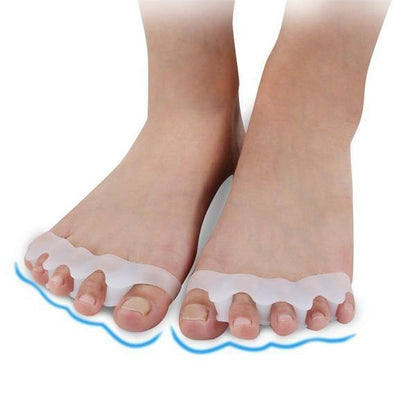 Orthopedic Toe Corrector | Adjustable Toe Separator | Soft Gel Sleeve | Pain Relief