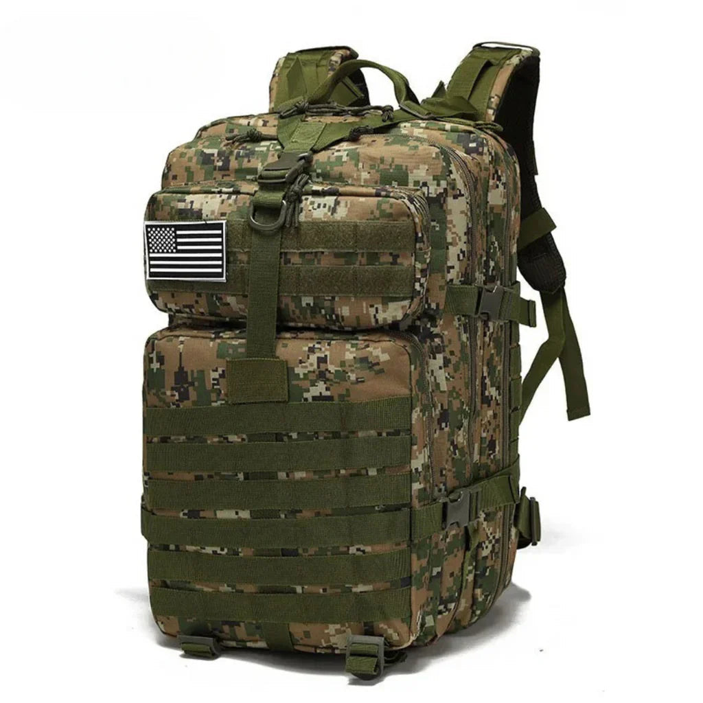 Outdoor Backpack | Water-Resistant | 30L Capacity & MOLLE System | Padded Straps