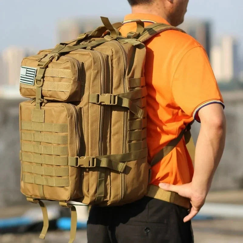 Outdoor Backpack | Water-Resistant | 30L Capacity & MOLLE System | Padded Straps