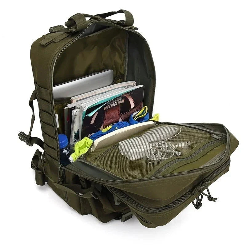 Outdoor Backpack | Water-Resistant | 30L Capacity & MOLLE System | Padded Straps