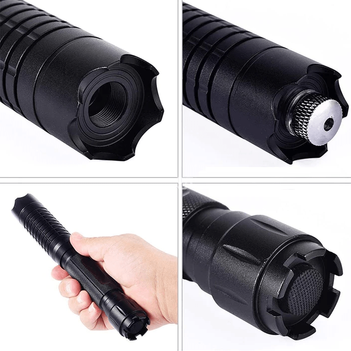 Outdoor LED Flashlight | Adjustable Focus Spotlight & Flood Beam | Durable Aluminum Body