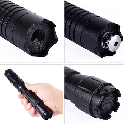 Outdoor LED Flashlight | Adjustable Focus Spotlight & Flood Beam | Durable Aluminum Body