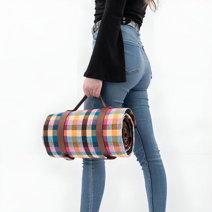 Outdoor Picnic Blanket | Waterproof & Foldable | Soft Acrylic Fabric | Lightweight Travel Mat
