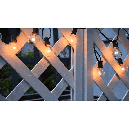 Outdoor String Lights | Warm White LED Ball Design | Waterproof & Energy Efficient | Durable Design