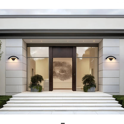 Outdoor Wall Light | Motion Sensor 18W | Metal & Acrylic, Weatherproof | Energy-Saving