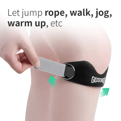 Patella Knee Support Strap for Adults | Adjustable Compression | Breathable Polyester