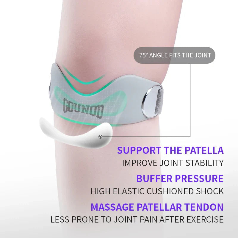Patella Knee Support Strap for Adults | Adjustable Compression | Breathable Polyester