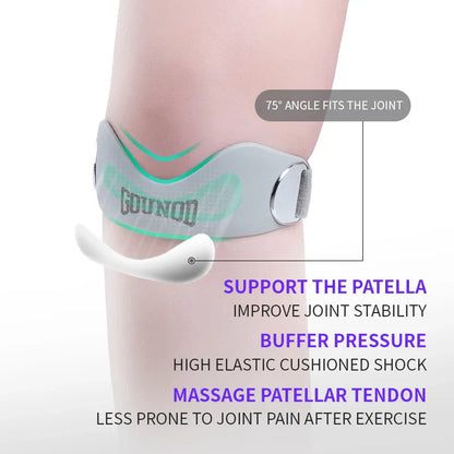 Patella Knee Support Strap for Adults | Adjustable Compression | Breathable Polyester