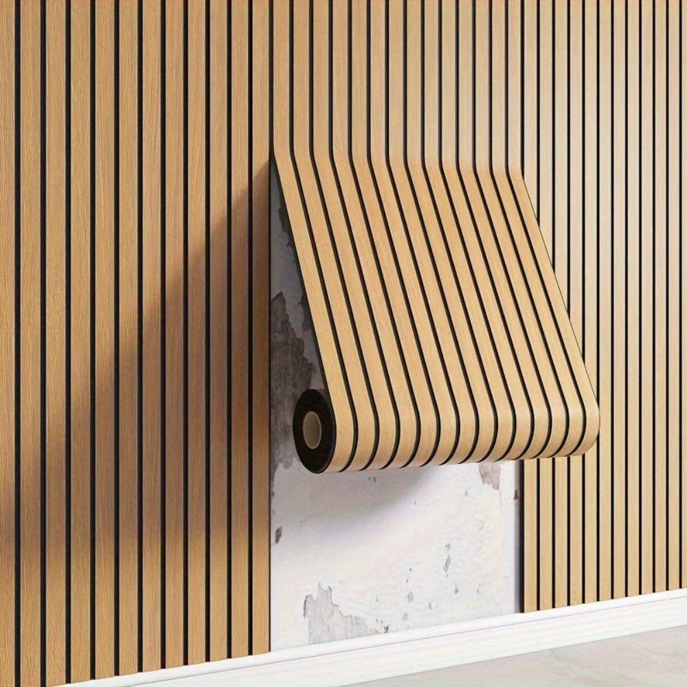 Peel-and-Stick Wall Panel | 3D Wood-Effect | Self-Adhesive & Water-Resistant