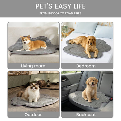 Pet Cooling Mat | Instant Cooling Fabric | Waterproof & Non-Slip Backing, Machine Washable
