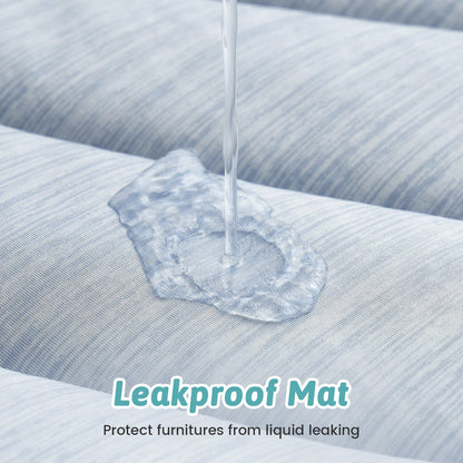 Pet Cooling Mat | Leaf Shape Cooling Fabric | Waterproof & Non-Slip Backing | Easy Care