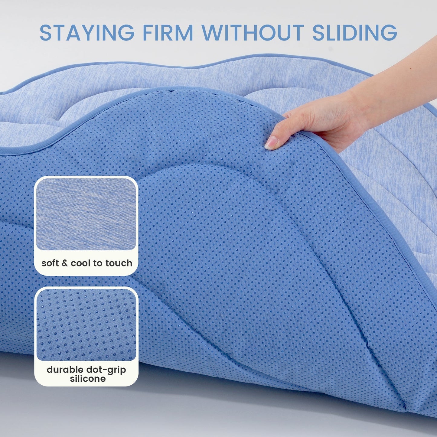 Pet Cooling Mat for Dogs & Cats | Instant Chill Fabric | Waterproof Lining & Silicone Non-Slip Backing
