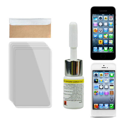 Phone Screen Repair Kit | Pre-Mixed Liquid Glass Resin | Vacuum Suction Tool | 20-Min Repair