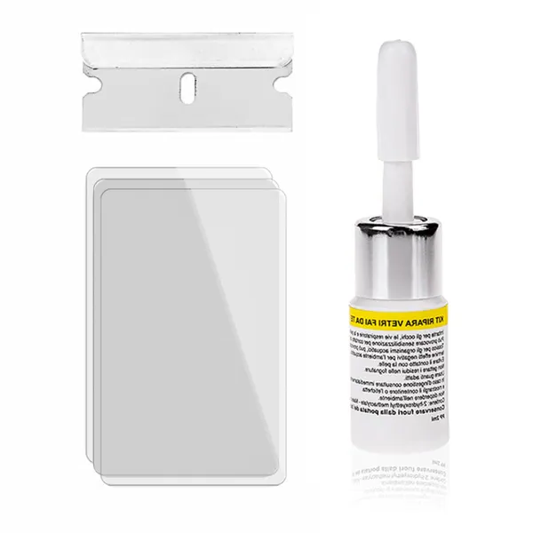 Phone Screen Repair Kit | Pre-Mixed Liquid Glass Resin | Vacuum Suction Tool | 20-Min Repair