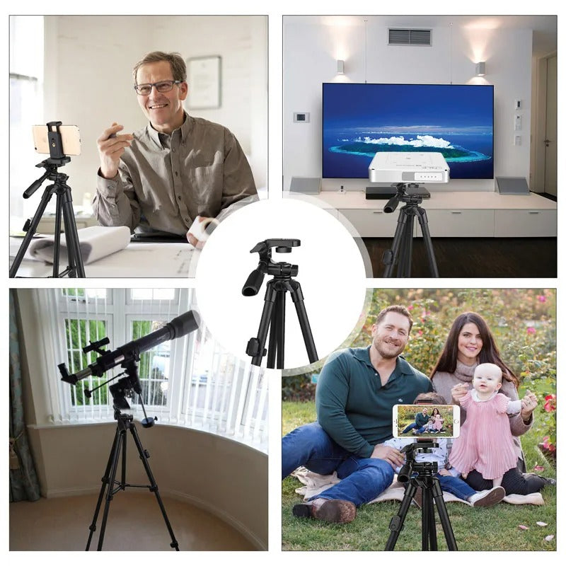 Phone Tripod | 3-in-1 Selfie Stick w/ Bluetooth Remote | Aluminium