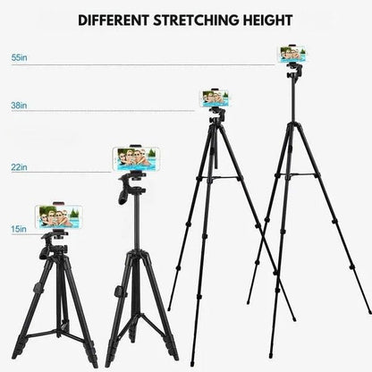 Phone Tripod | 3-in-1 Selfie Stick w/ Bluetooth Remote | Aluminium