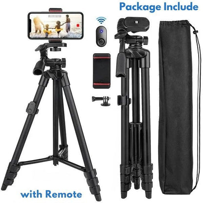Phone Tripod | 3-in-1 Selfie Stick w/ Bluetooth Remote | Aluminium