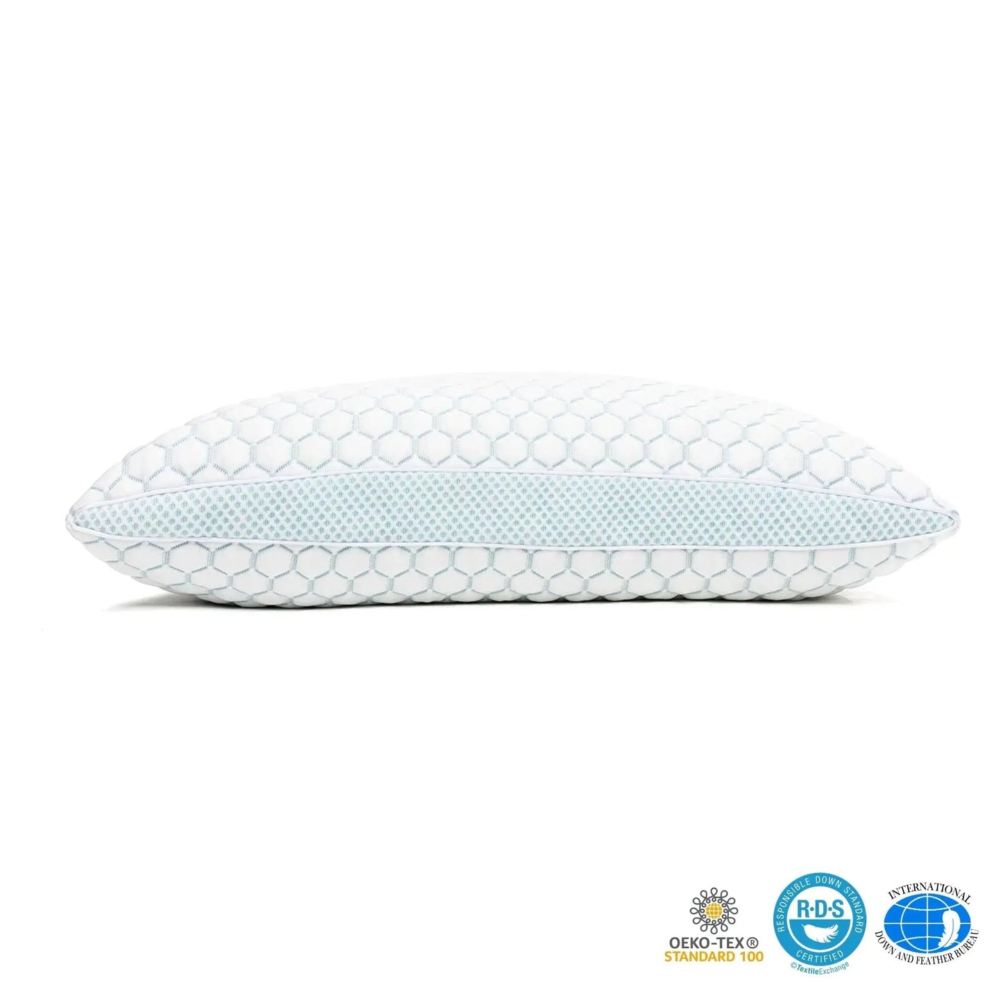 Pillow for Side Sleepers | Cooling Shredded Memory Foam | Adjustable Fill | Neck Support