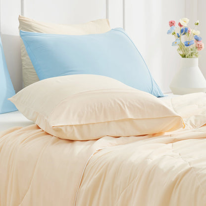 Pillowcases for Hot Sleepers | Japanese Cooling Fabric | 2-Pack | Breathable Night Sweat Reduction
