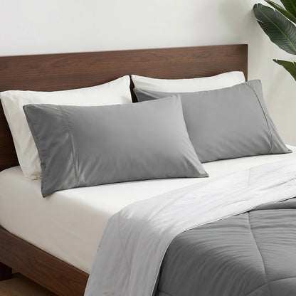 Pillowcases for Hot Sleepers | Japanese Cooling Fabric | 2-Pack | Breathable Night Sweat Reduction