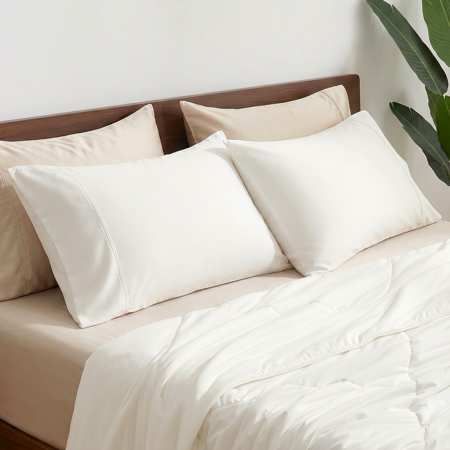 Pillowcases for Hot Sleepers | Japanese Cooling Fabric | Breathable Design | 2-Pack