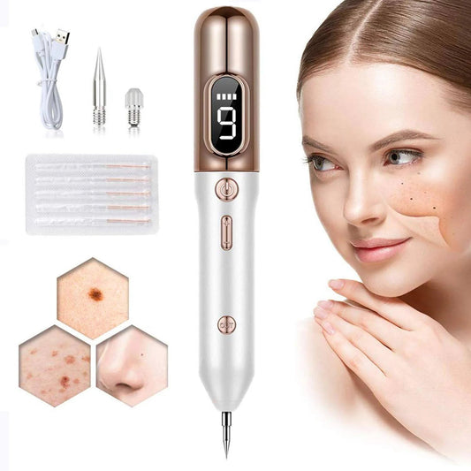Plasma Skin Pen | 9-Level Intensity | Fine Needle Tips | At-Home Use