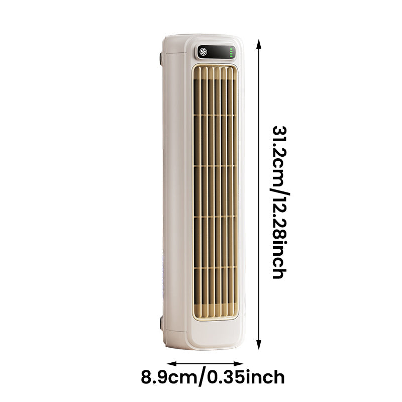 Portable Air Conditioner | Bladeless Ultra-Quiet Design | Rechargeable | 12-Hour Battery Life