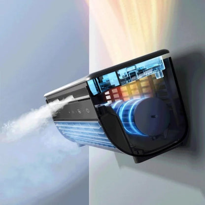 Portable Air Conditioner | Bladeless Ultra-Quiet Design | Rechargeable | 12-Hour Battery Life