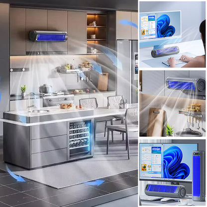 Portable Air Conditioner | Fast Cooling | 12-Hour Battery Life | Wall-Mountable