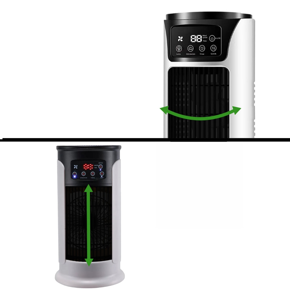 Portable Air Conditioner | Stand-Up Windowless Cooler | Cooling & Humidifier | 300ml Tank