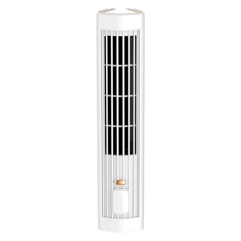Portable Air Conditioner Tower Fan | Bladeless Design | USB Rechargeable | Quiet for Home