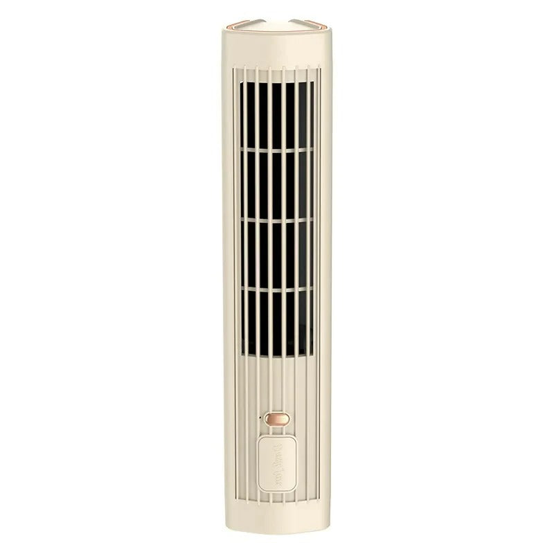 Portable Air Conditioner Tower Fan | Bladeless Design | USB Rechargeable | Quiet for Home