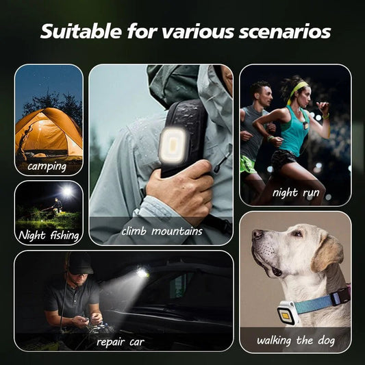 Portable Camping Lamp | Clip-On LED Light | Waterproof & Lightweight | Hands-Free Outdoor Lighting