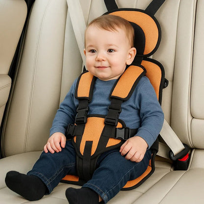 Portable Child Car Seat | Ultra-Light Foldable Booster | 5-Point Harness & 132 lb | Travel-Friendly