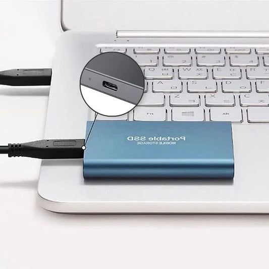 Portable External SSD | Ultra-Fast USB Transfer | 128GB | Compact & Lightweight