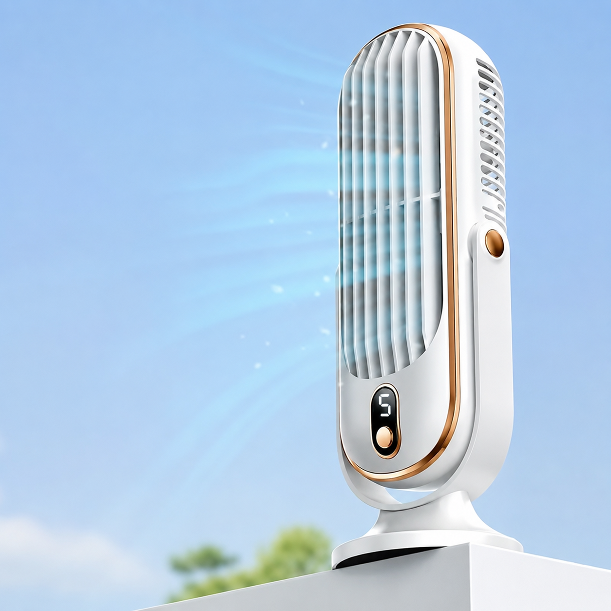 Portable Fan | USB Rechargeable Handheld & Desktop | Lightweight Design | Personal Cooling