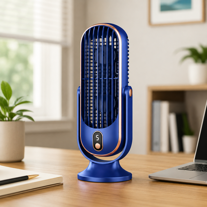 Portable Fan | USB Rechargeable Handheld & Desktop | Lightweight Design | Personal Cooling