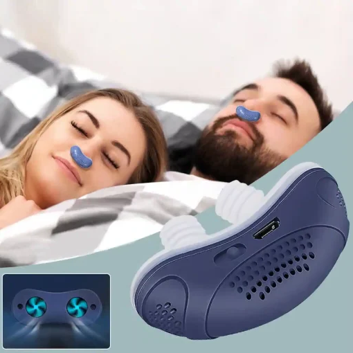 Portable Micro CPAP for Travel | Hoseless & Quiet | Silicone Nasal Tip | 8-Hour Battery
