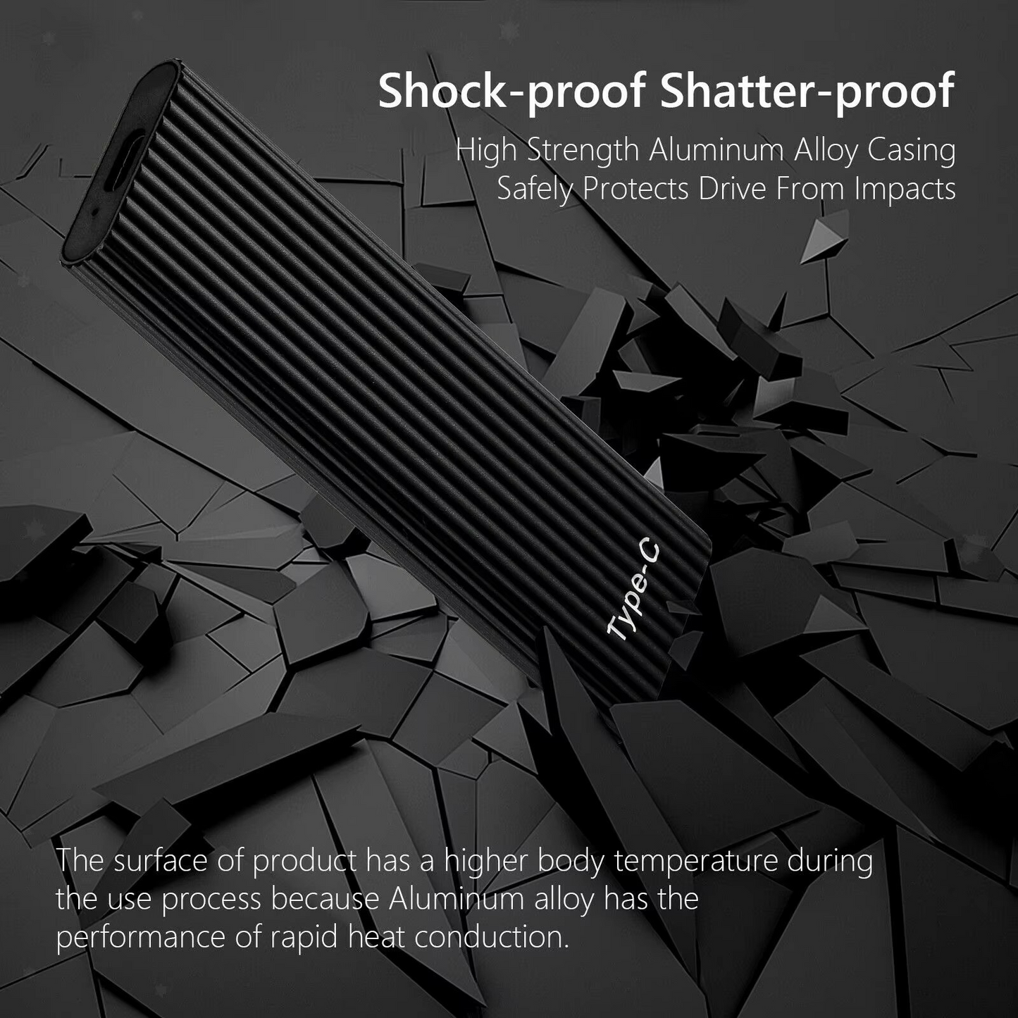 Portable SSD | USB 3.1 High-Speed | Aluminum Case | Multiple Capacities