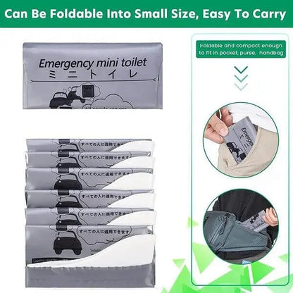 Portable Travel Urine Bag | Leak-Proof & Odor-Sealing | 700ml Capacity | One-Hand Operation