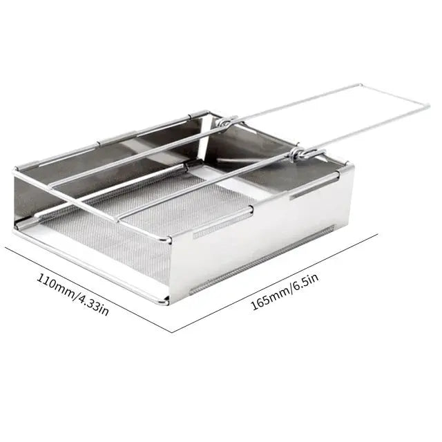 Portable Wood Stove for Camping | Compact Foldable Design | Stainless Steel | Efficient Combustion
