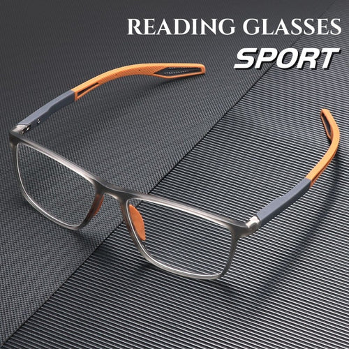 Progressive Reading Glasses | Ultra-Light Titanium Frame | Blue Light, Impact-Resistant Lenses