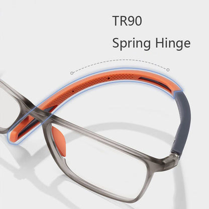 Progressive Reading Glasses | Ultra-Light Titanium Frame | Blue Light, Impact-Resistant Lenses