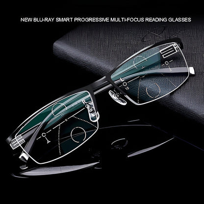 Progressive Sunglasses | Smart Multi-Zone Lenses | Blue Light & UV Protection | Comfortable Fit