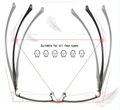 Progressive Sunglasses | Smart Multi-Zone Lenses | Blue Light & UV Protection | Comfortable Fit