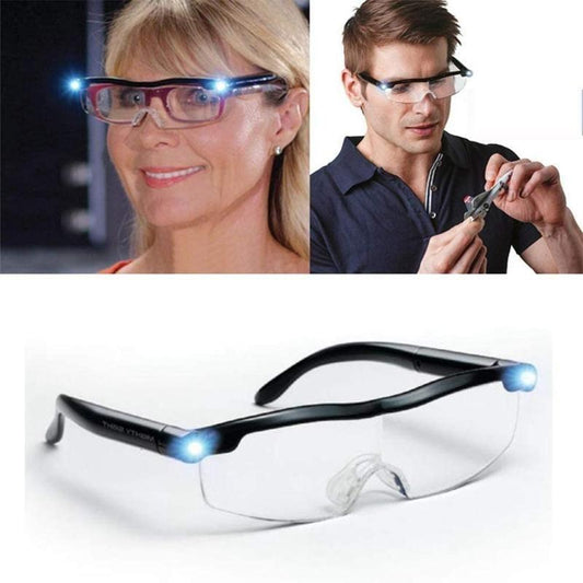 Reading Magnifying Glasses | Built-In LED Lights | USB Rechargeable | Reduce Eye Strain