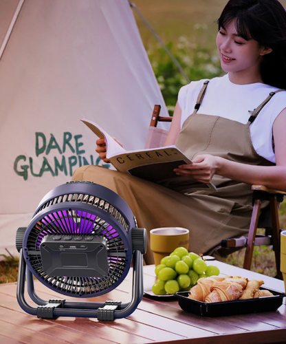 Rechargeable Camping Fan | LED Lantern & Power Bank | 20,000mAh Battery