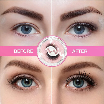Reusable Self-Adhesive Eyelashes | No Glue & Quick Apply | Natural Look | Comfortable Wear